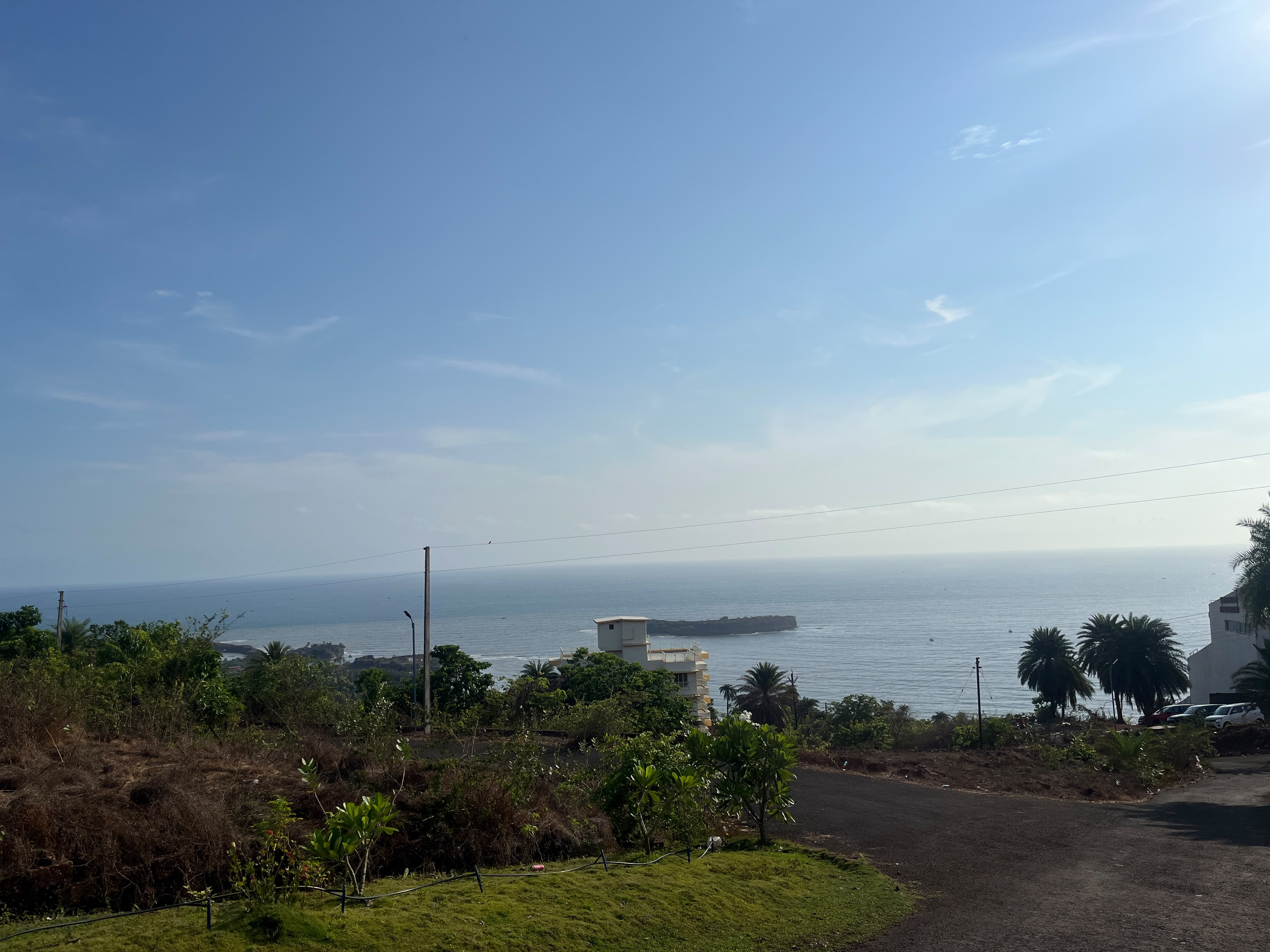 Sea and valley view  land